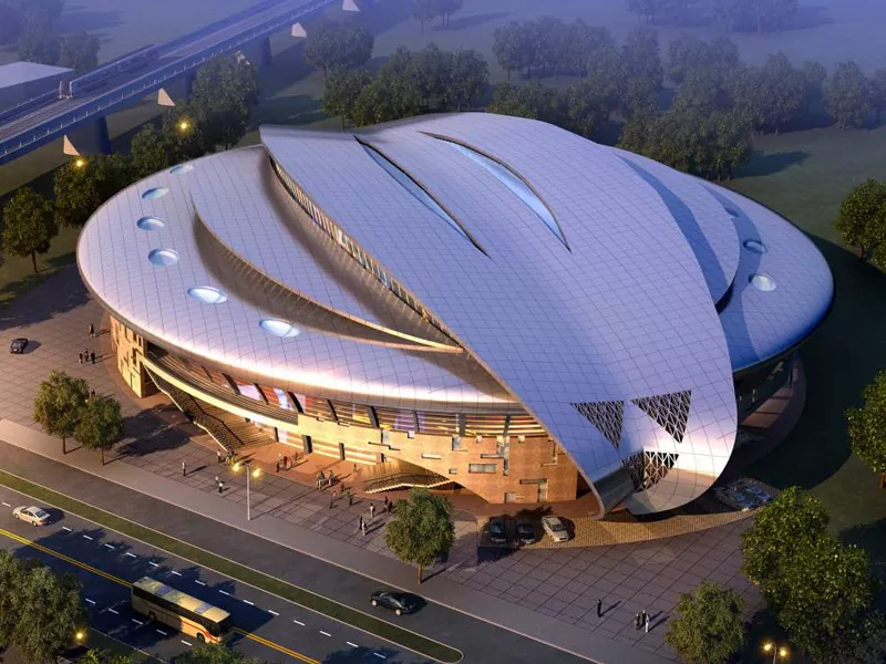 Prefab Stadium hanga me te hanganga maitai