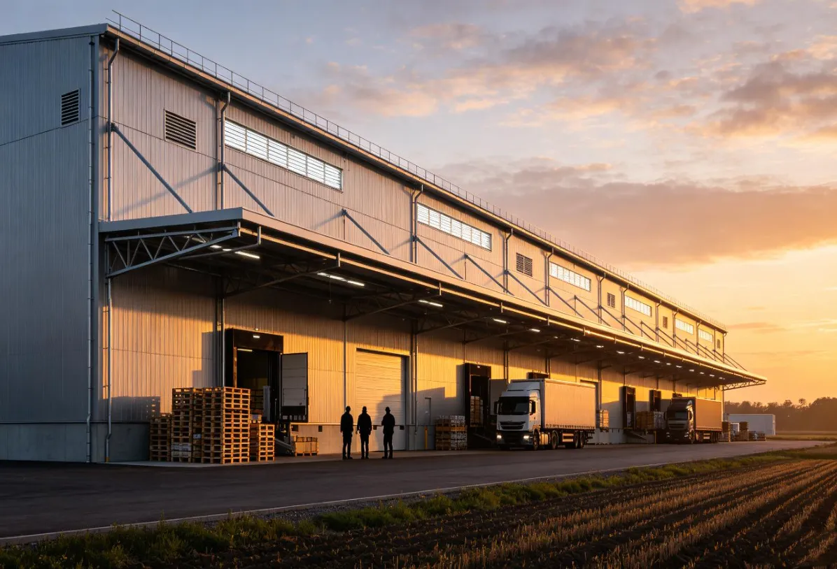 Hanganga maitai ahuwhenua hua logistics hanga pokapū